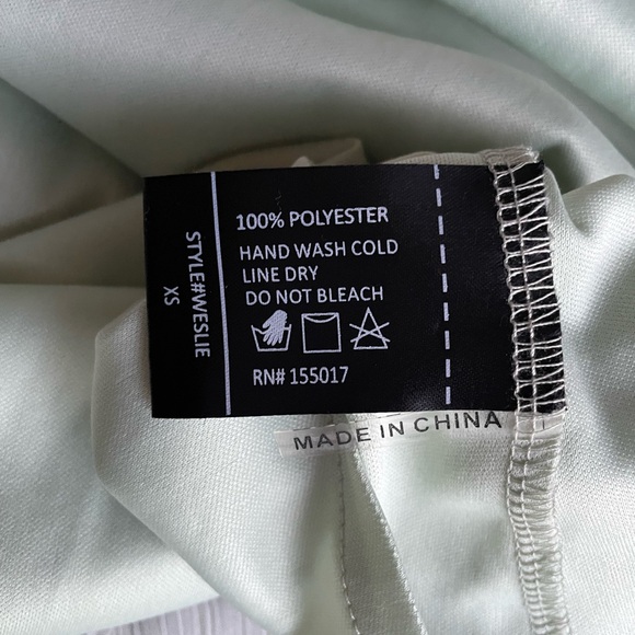 Baltic Born Weslie Sage Green Swiss Dot Maxi Dress - S - Picture 7 of 7